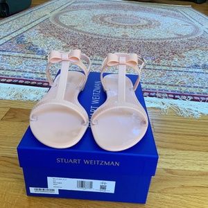 Stuart Weitzman mellie bow jelly